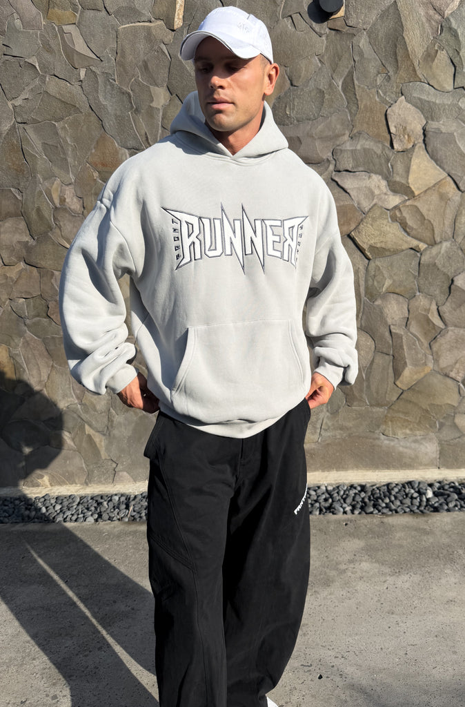 FRNTRNR Bolt Hoodie Grey