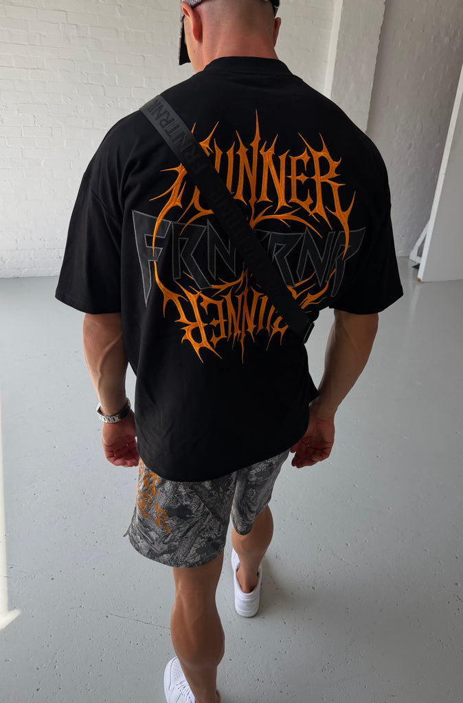 Nightburn Tee - Black Mandarin