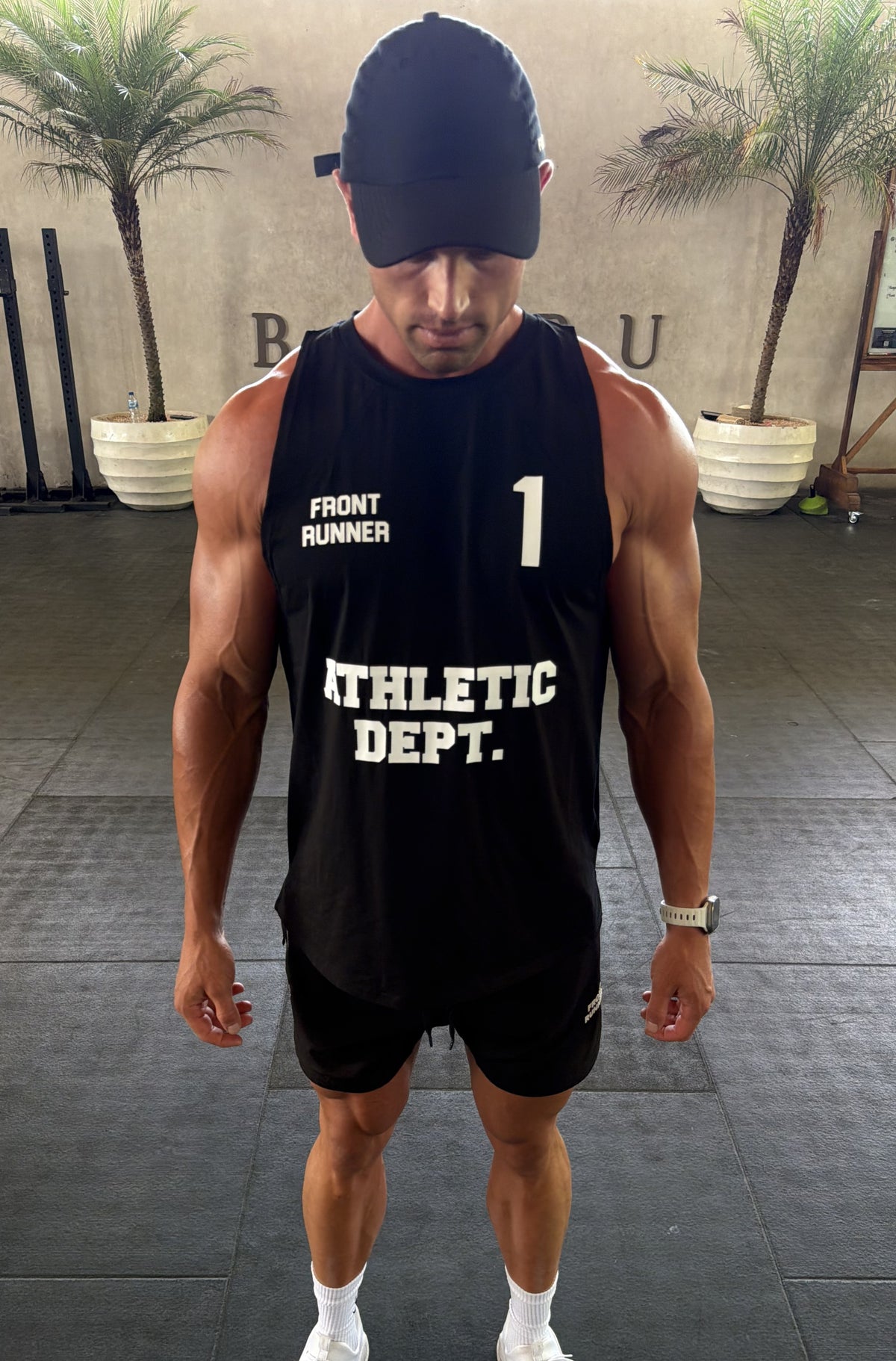 FR1 Taper Tank Black [men]