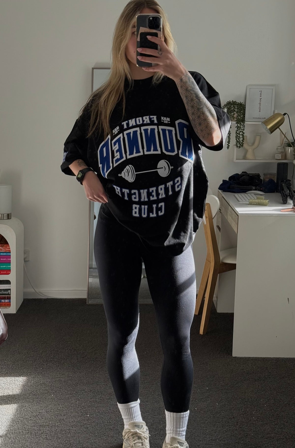 Strength Tee - Sapphire Black - Women