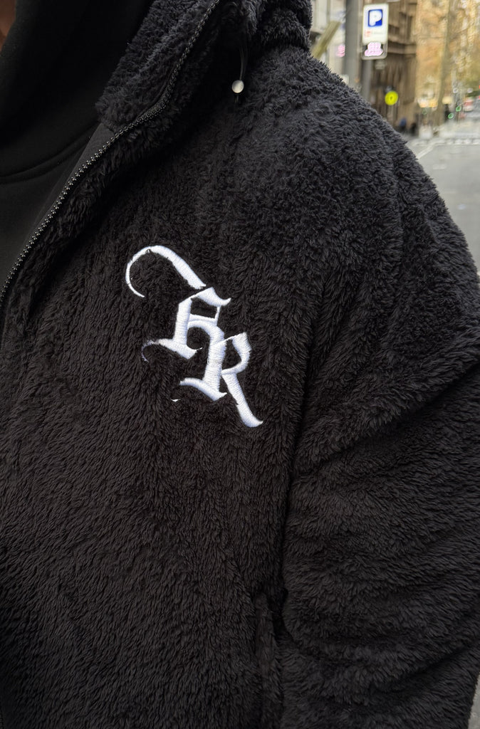 FR Hooded Sherpa Jacket Black