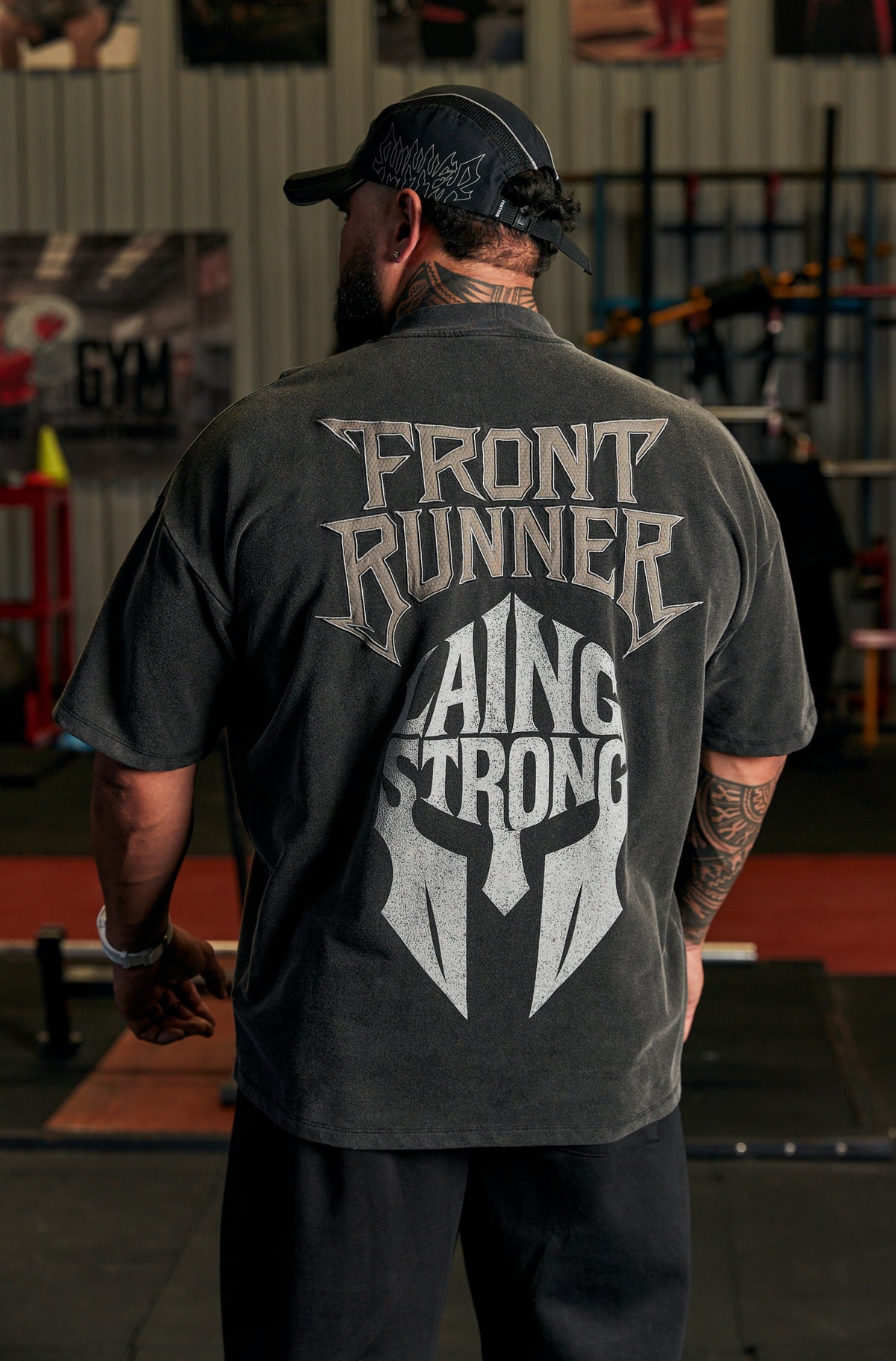 Laing Strong Legion Tee Washed Black [men]
