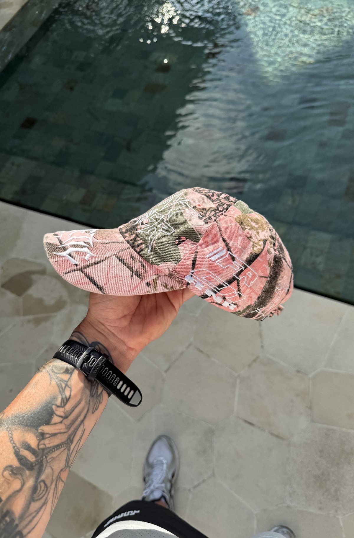Offset Cap Pink Camo