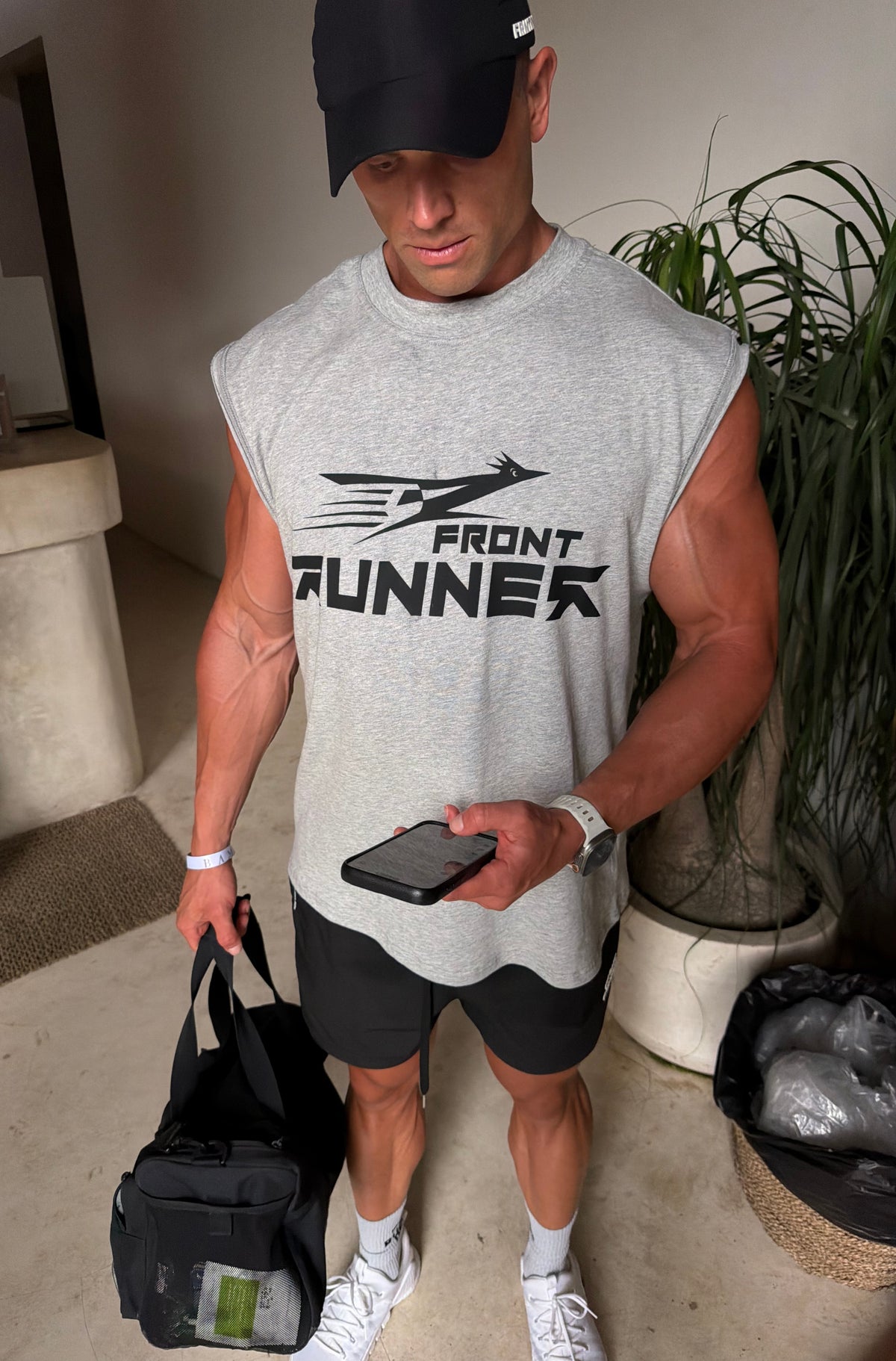 Roadrunner Tank - Grey Marle - Men