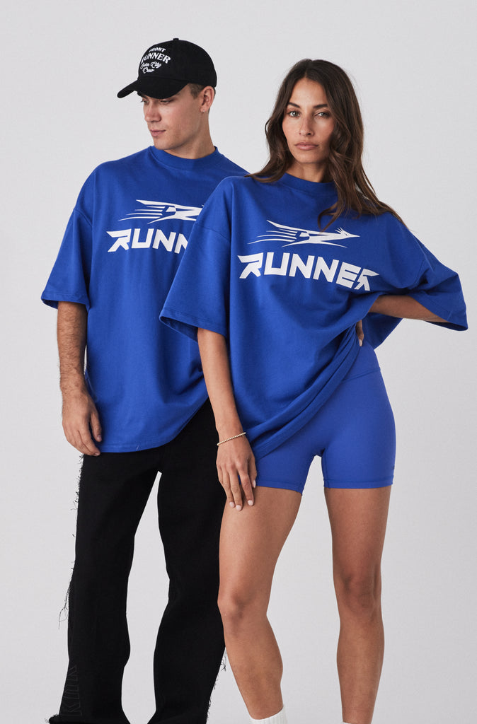 Road Runner Tee - Cobalt