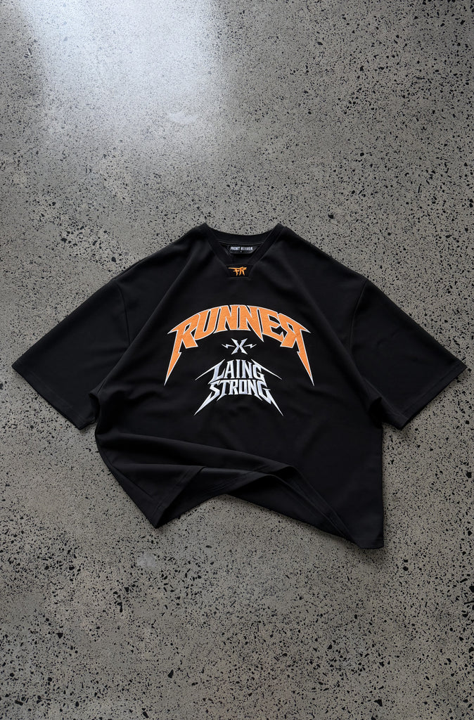 Runner X LS Reignforce Jersey Black Mandarin