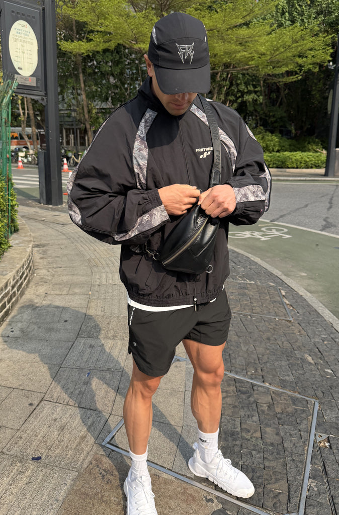 For The Elite Training Jacket Black Camo