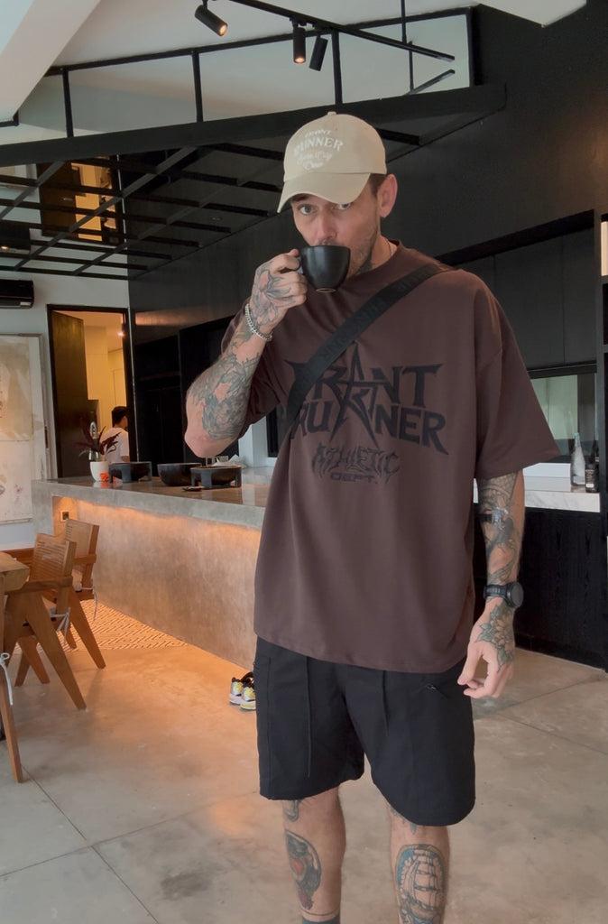 Heavy Medal Tee Chocolate [men]