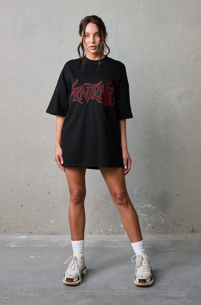 Thorned Legacy Tee - Black Red