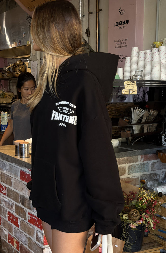 FRNTRNR ESTD Hoodie Black