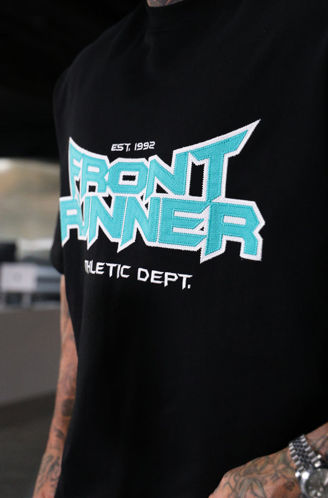 Signal Tee - Black Tiffany