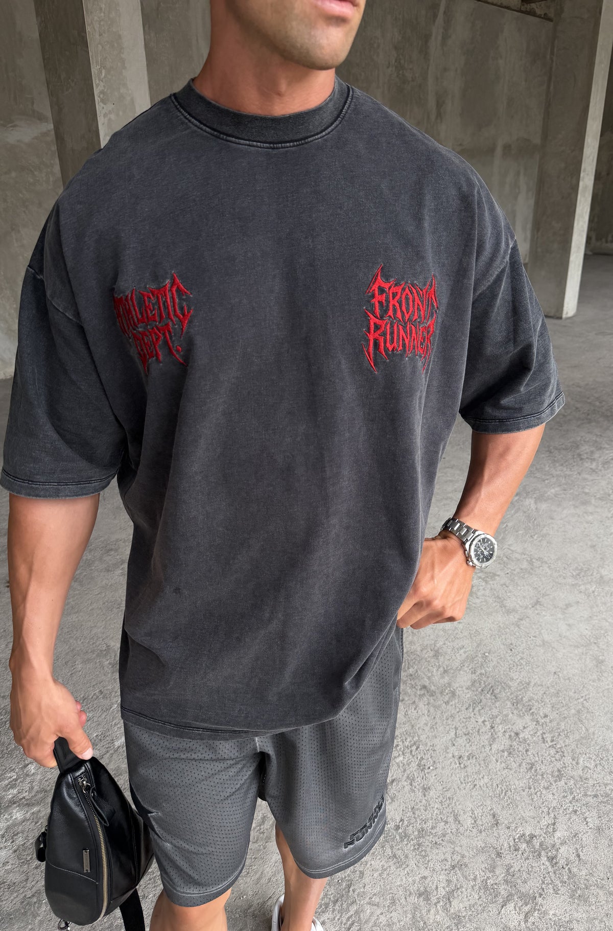 Sigil Tee Washed Black [men]