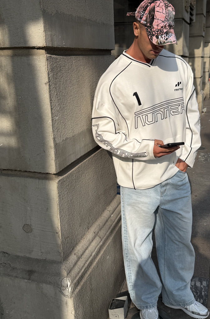 Striker L/S Jersey White [men]