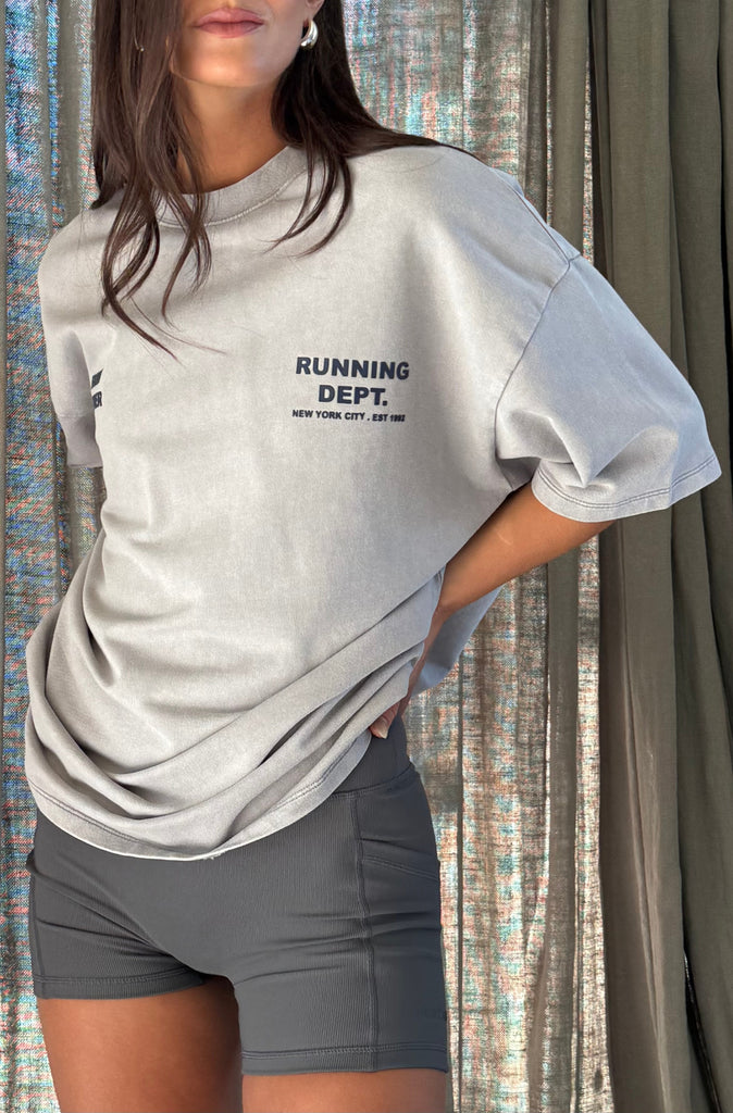 Running Dept Tee - Concrete Midnight