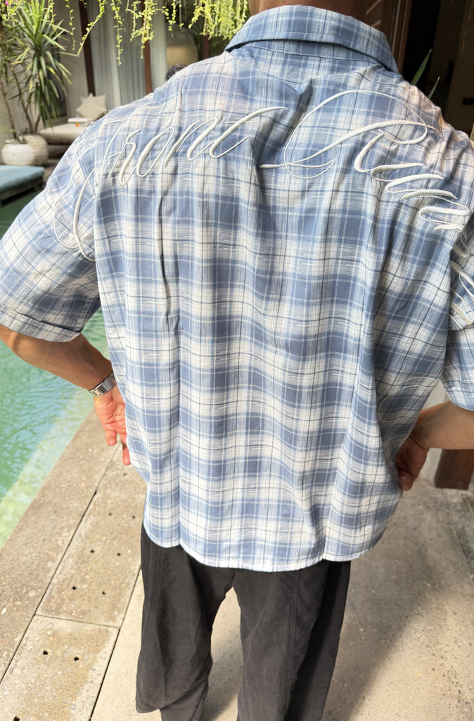 FR S/S Shirt Blue Check