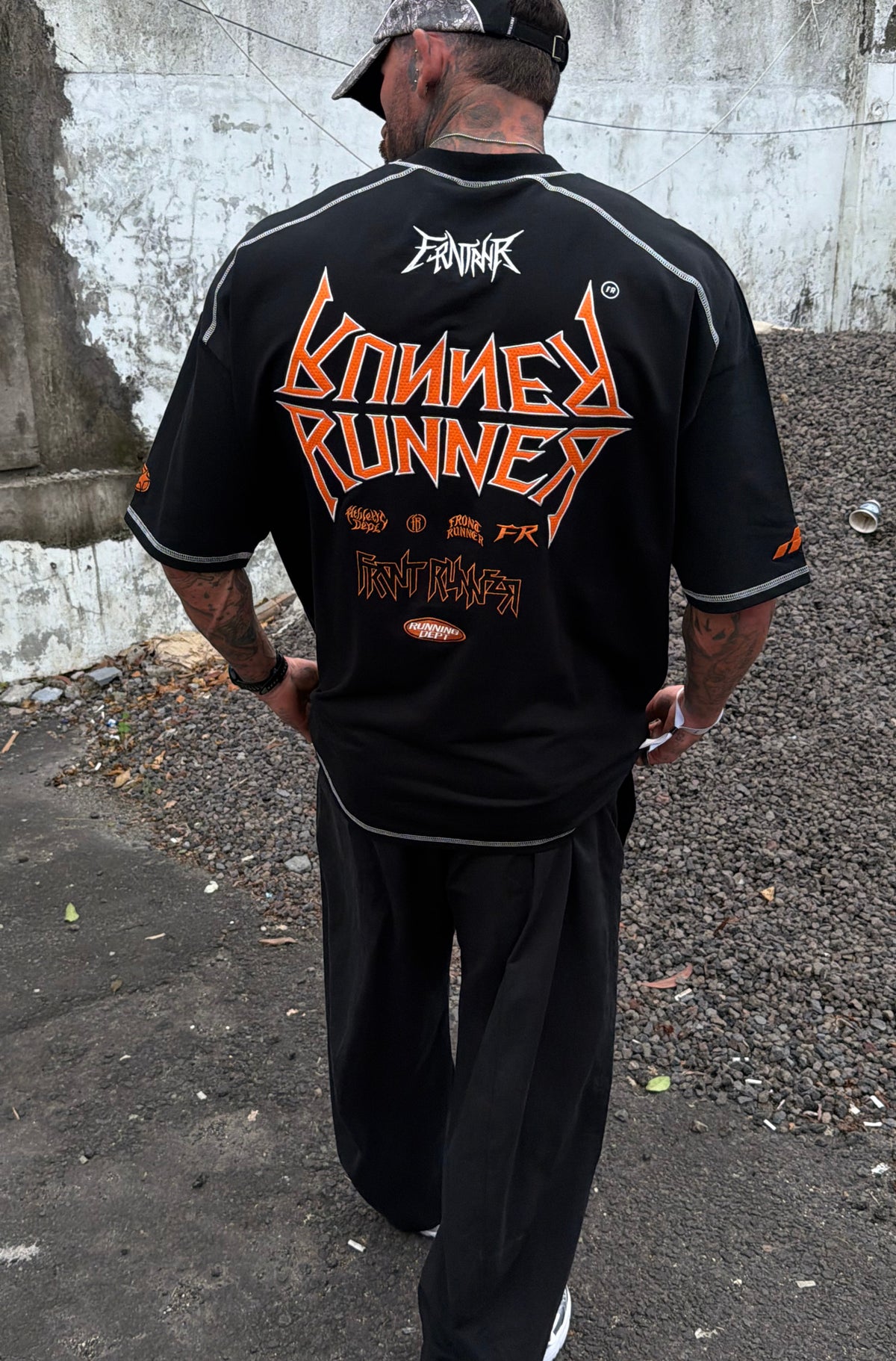 Tagged Tee - Black Mandarin - Hover