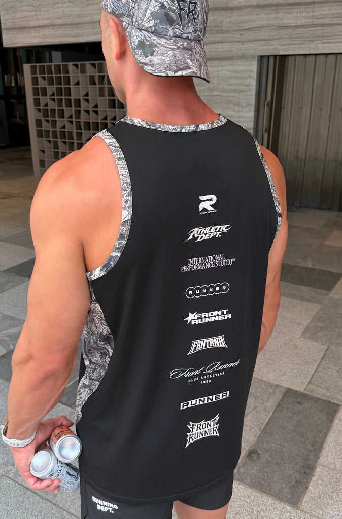 FR Performance Panel Singlet Black Camo