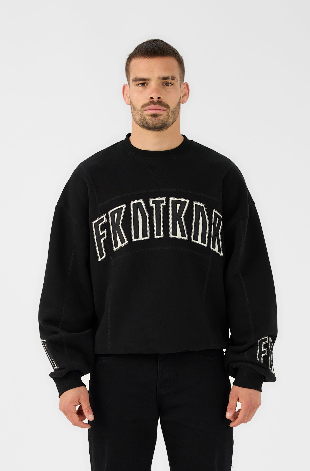 FRNTRNR Crewneck - Black - Men