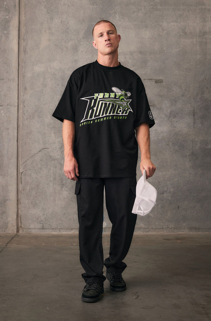 Hornet Tee - Black Lime