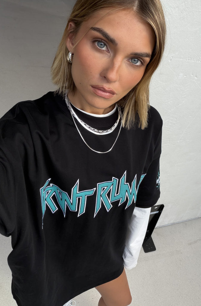 Hybrid Tee Black Tiffany