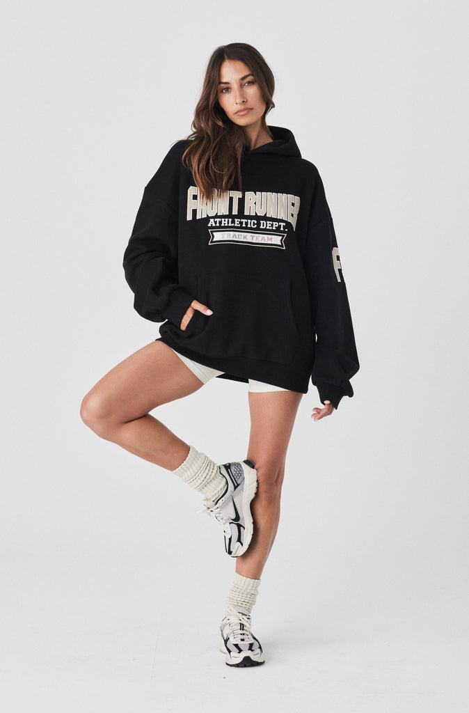 Athletic Department Hoodie - Black Malt