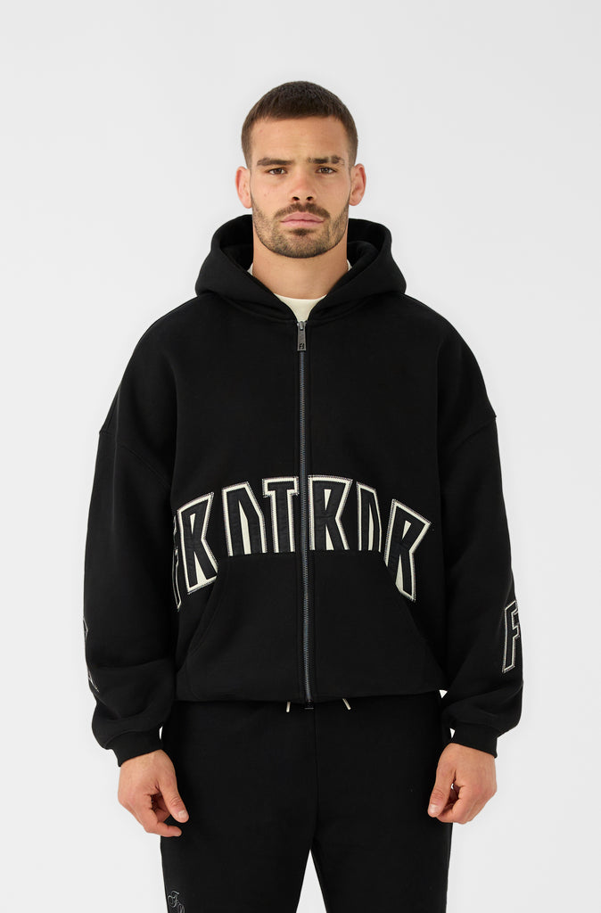 FRNTRNR Zip Hoodie - Black