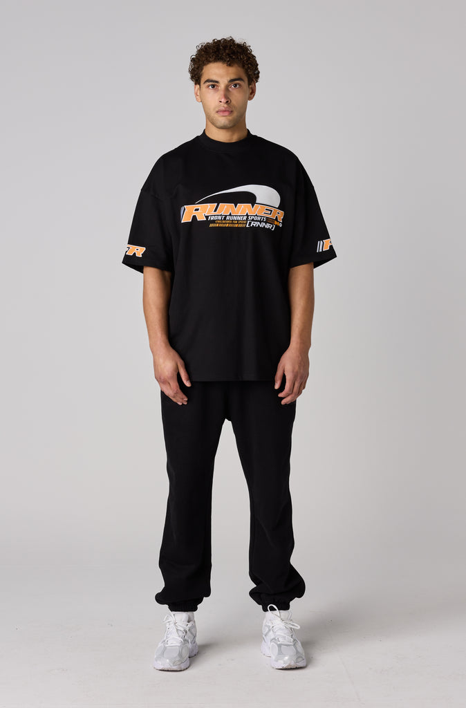 Circuit Tee - Black Mandarin