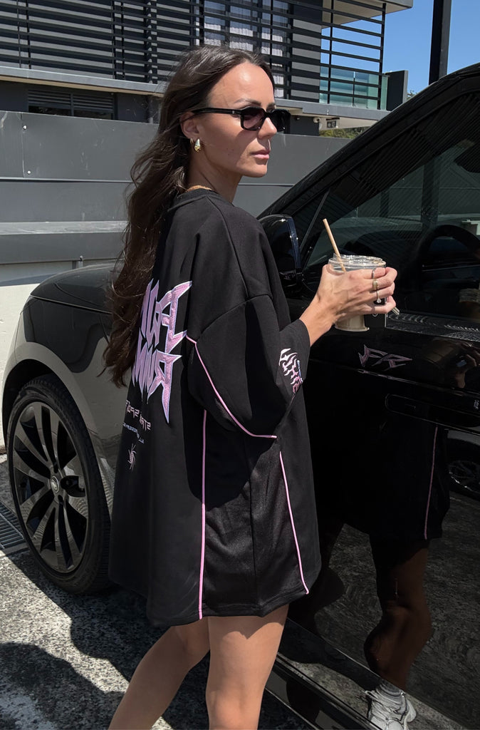 No Mercy Jersey - Black/Candy