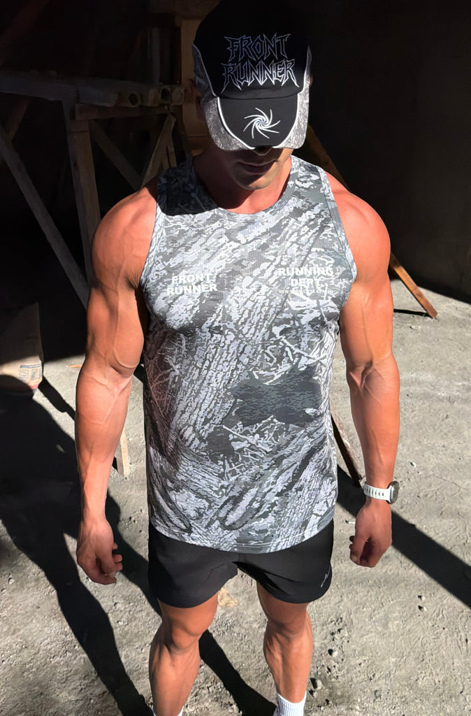 Running Dept Tech Singlet Camo [men]