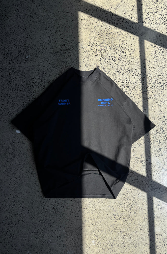 Running Dept Tee - Black Cobalt