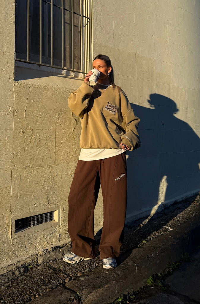 Collusion Crewneck Washed Tan
