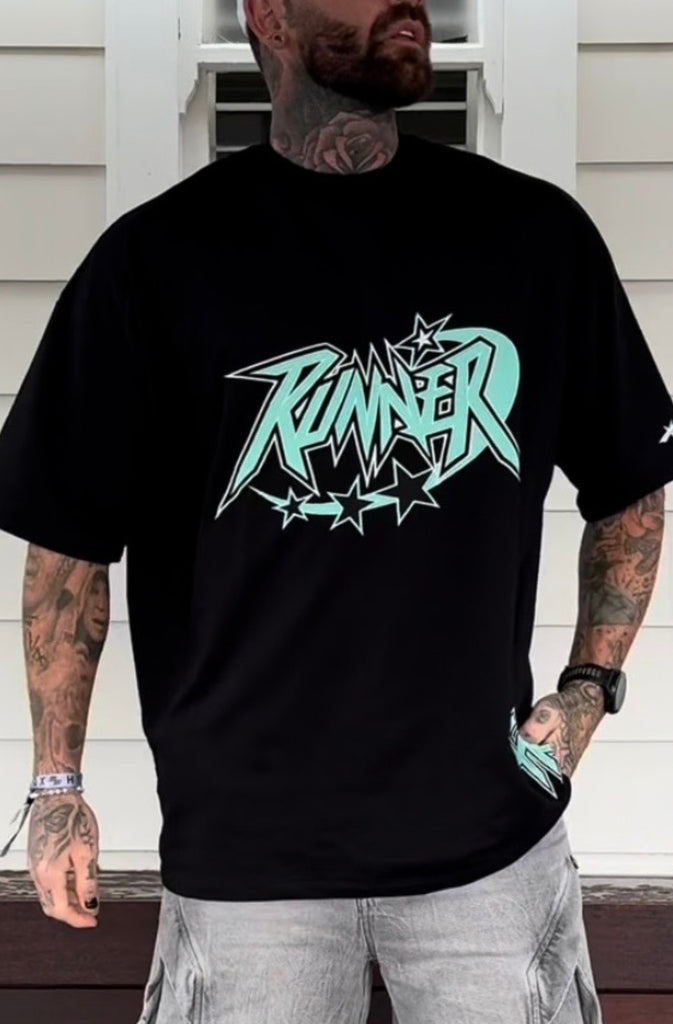 Astro Tee Black Tiffany [men]