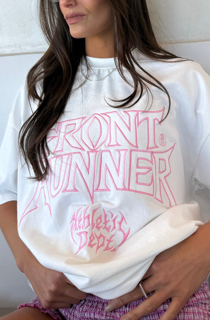 Hardline Runner Tee White [women]