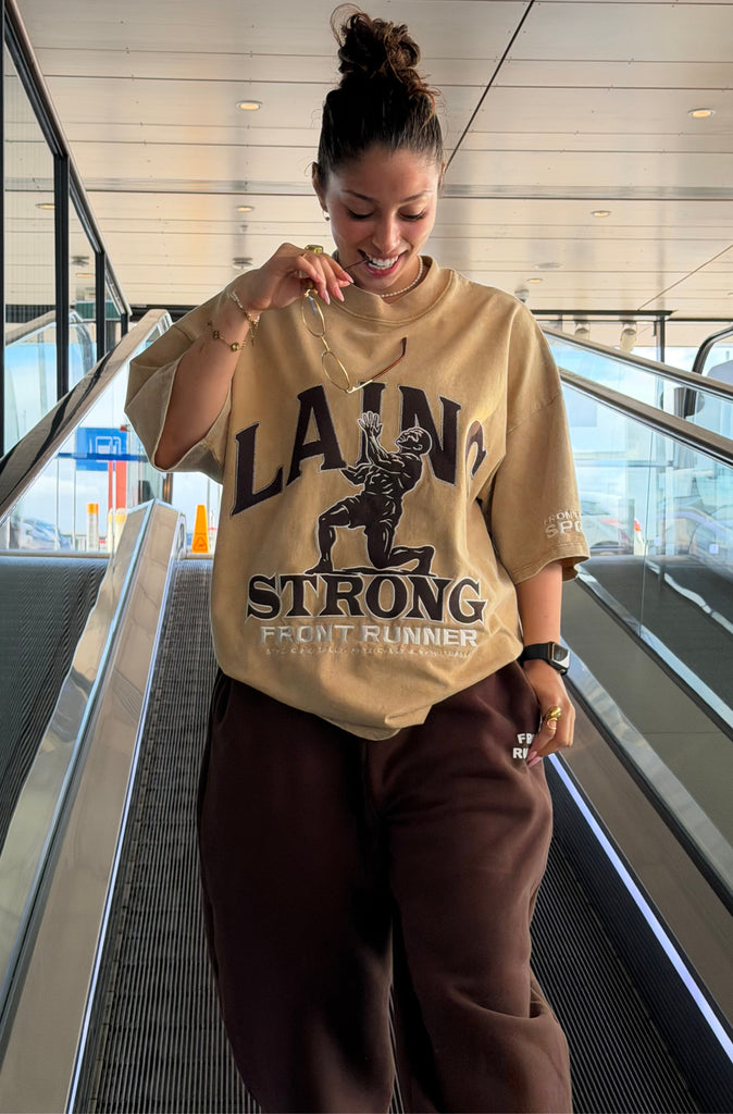 Strongman Legacy Tee Tan Wash
