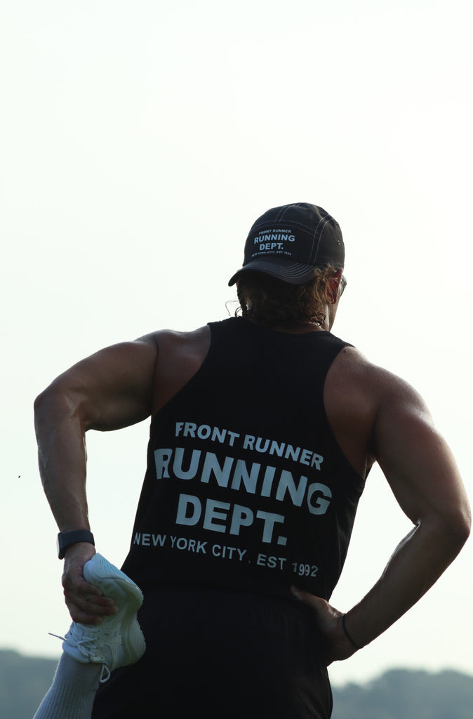 Running Dept Singlet - Black