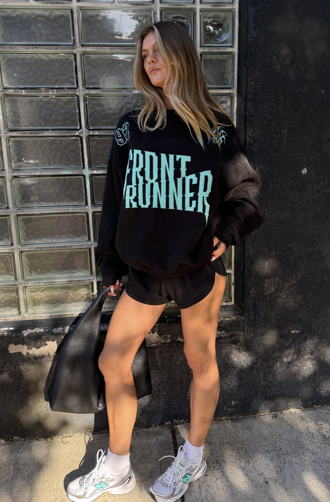 Pyro Crewneck Black Tiffany [women]