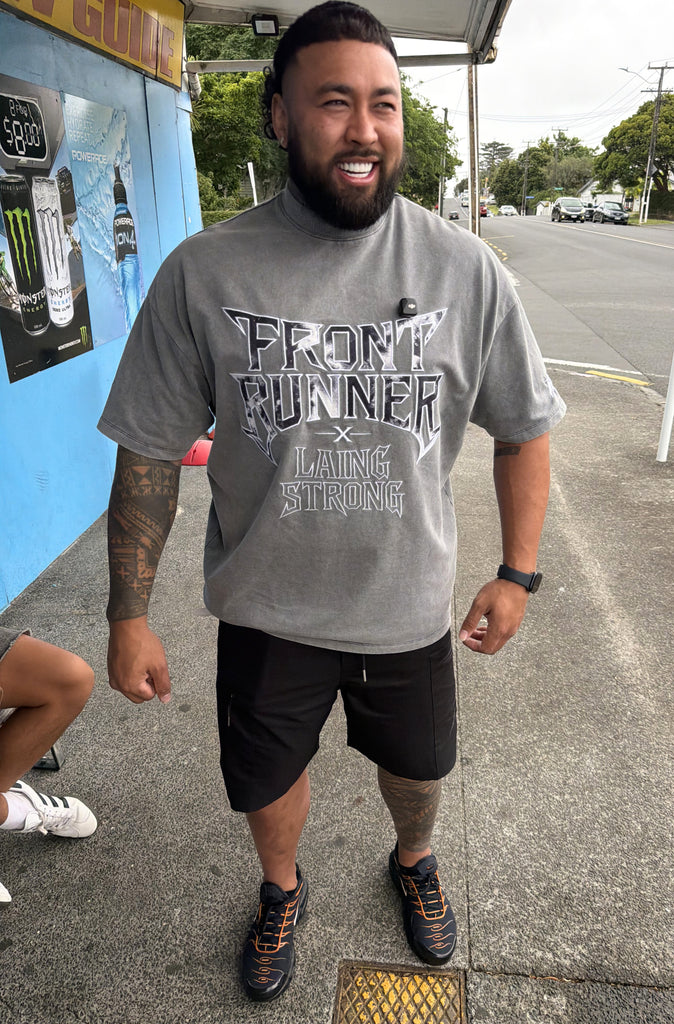 Lead The Charge Tee Concrete