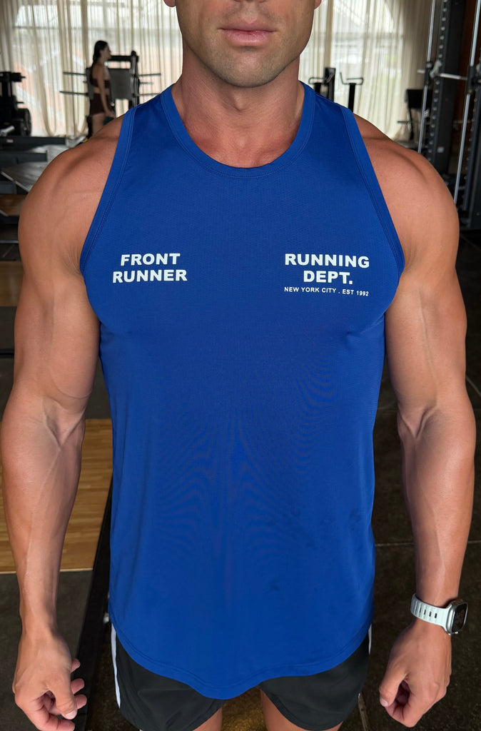 Running Dept Tech Singlet Cobalt