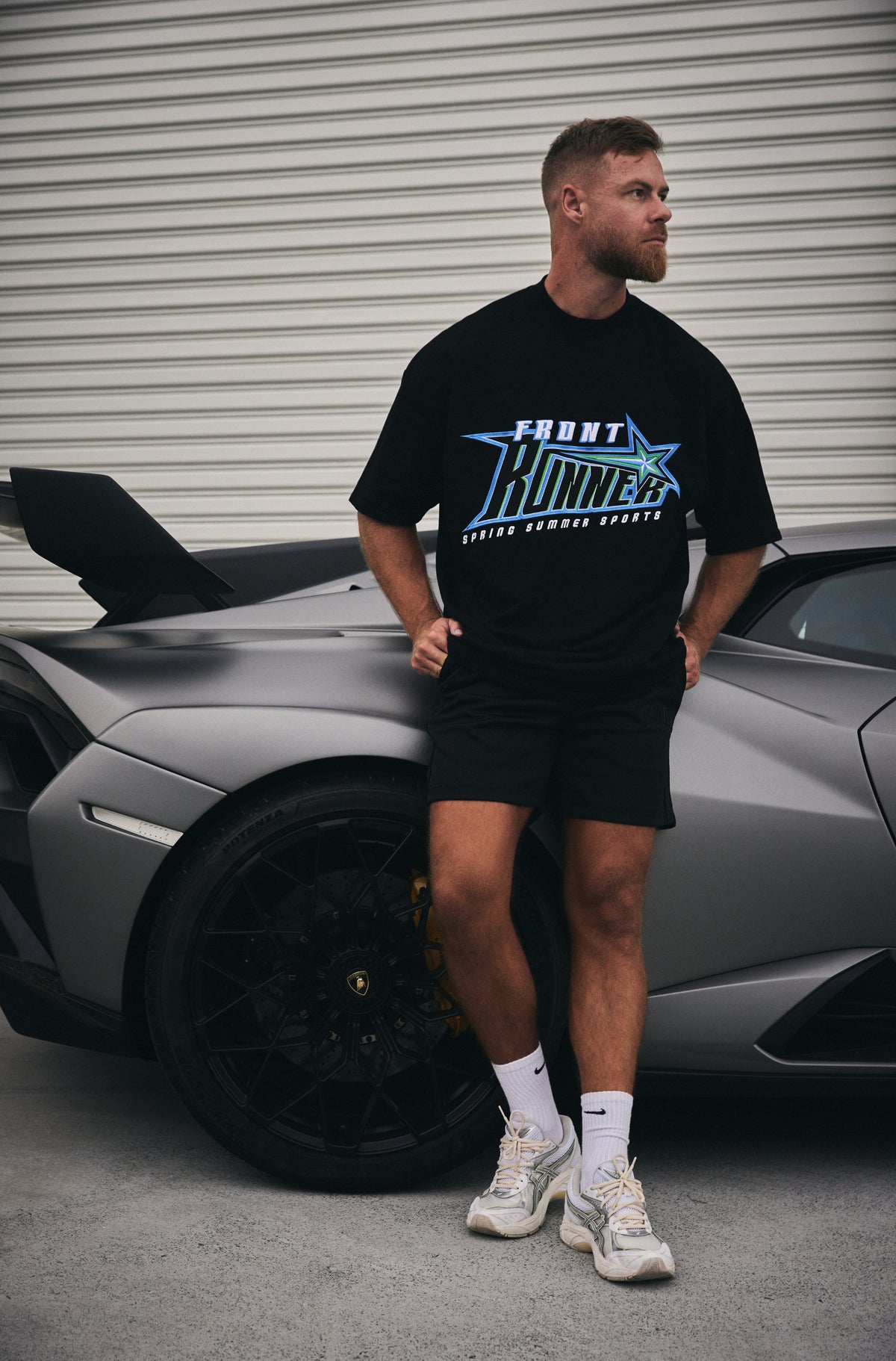 SS Sport Tee - Black - Men