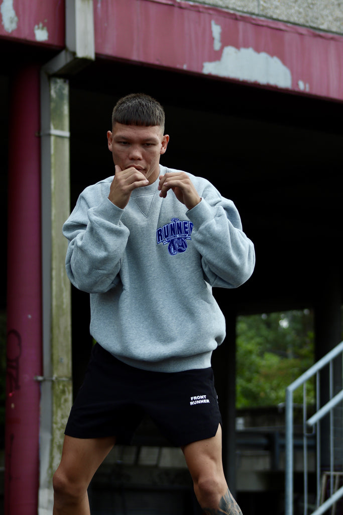 Ringside Crewneck - Grey Marle