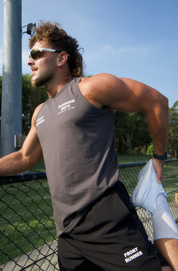 Running Dept Singlet - Mercury