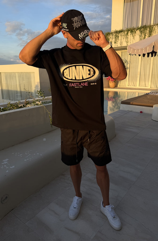 Fast Lane Tee Black