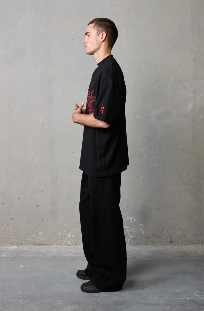 Thorned Legacy Tee - Black Red