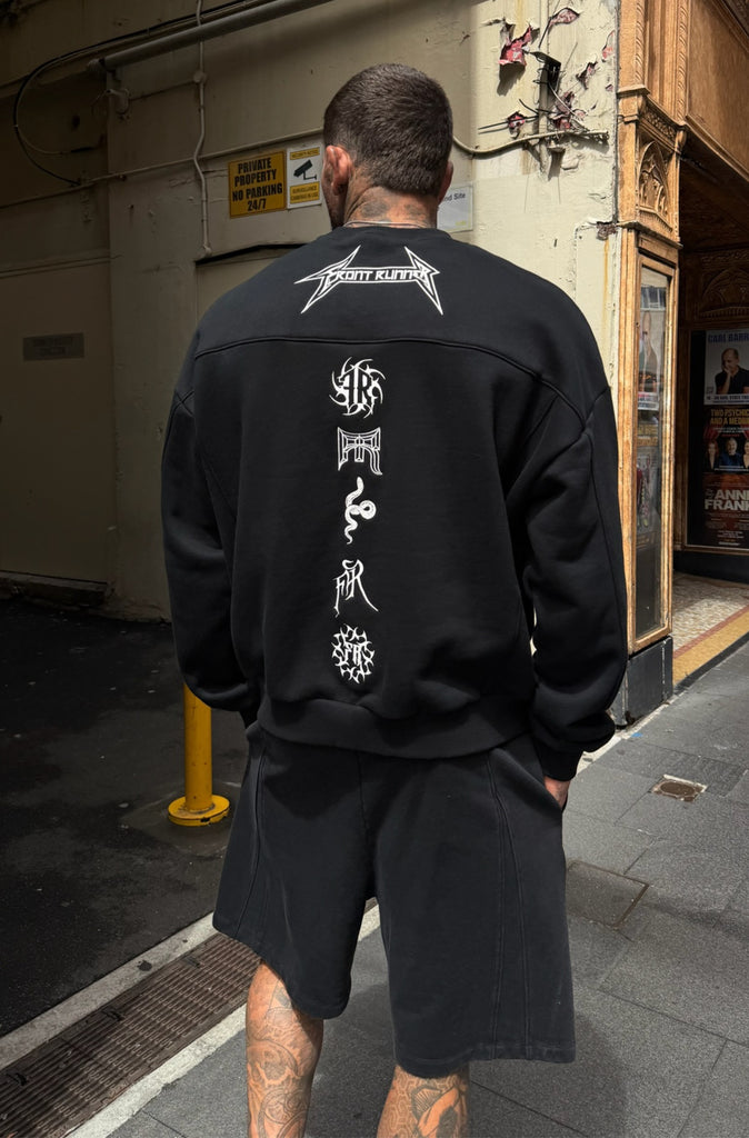 Pyro Crewneck Black Vanilla