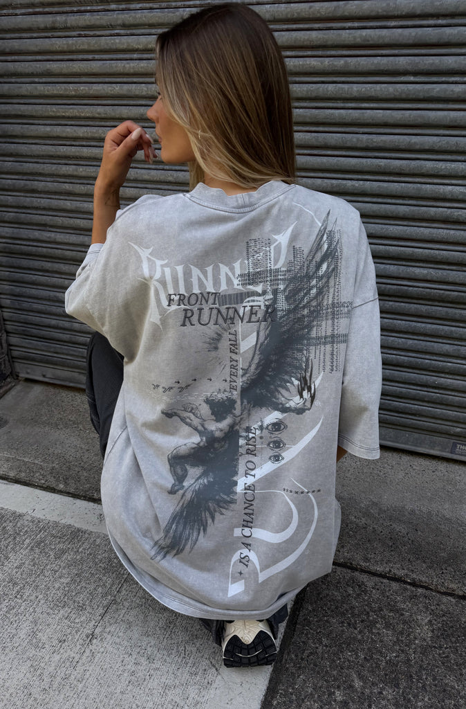 Fall & Rise Tee Concrete
