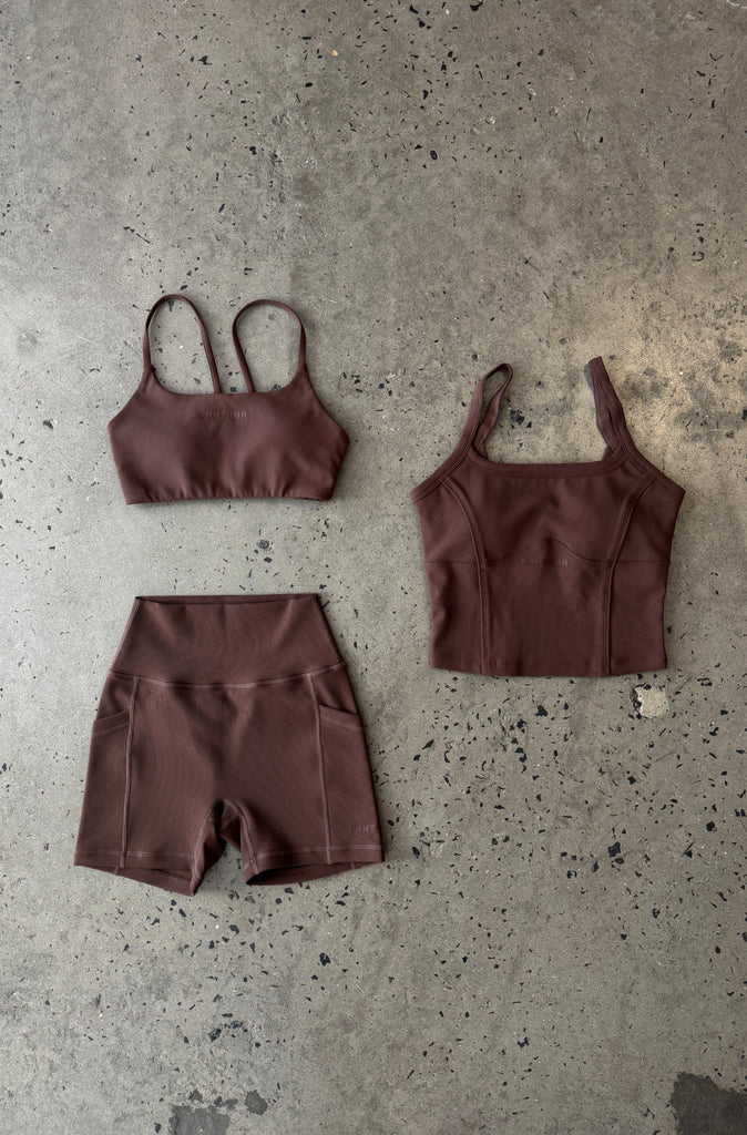 FRNTRNR 4" Bike Short - Chocolate