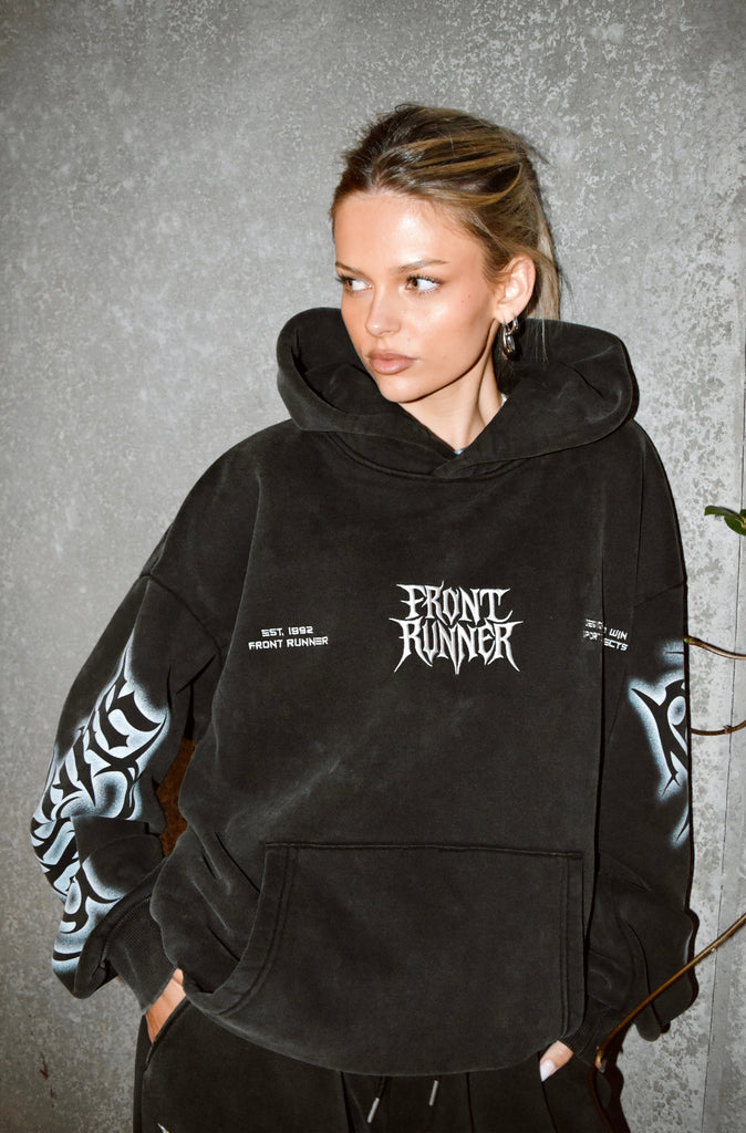 Ashline Hoodie Washed Black