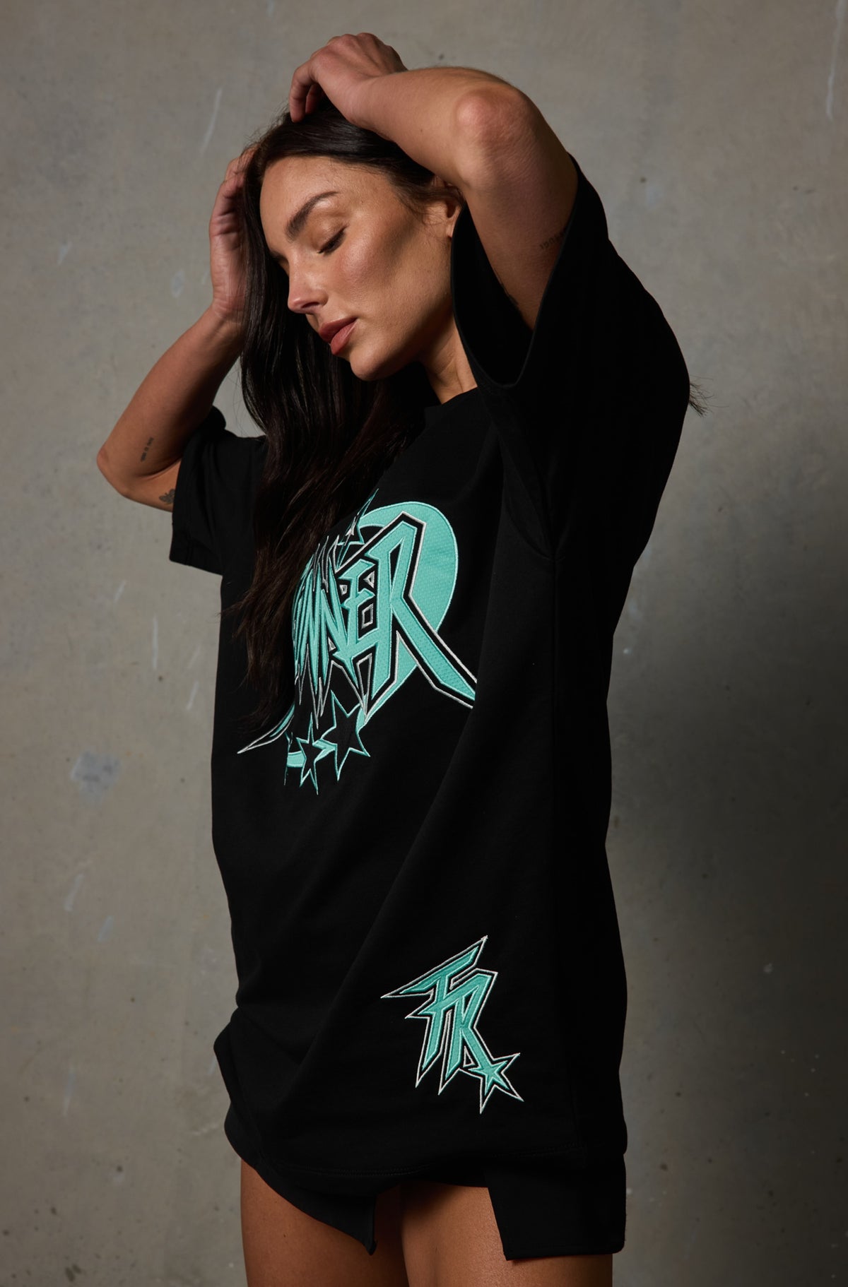 Astro Tee - Black Tiffany - Women