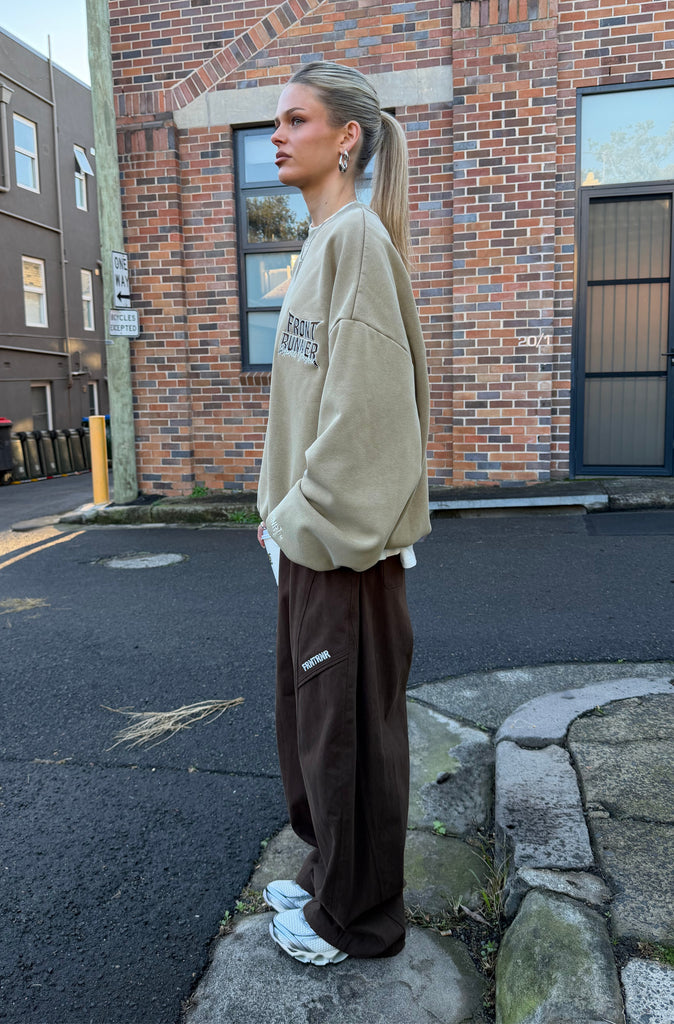 Collusion Crewneck Washed Tan