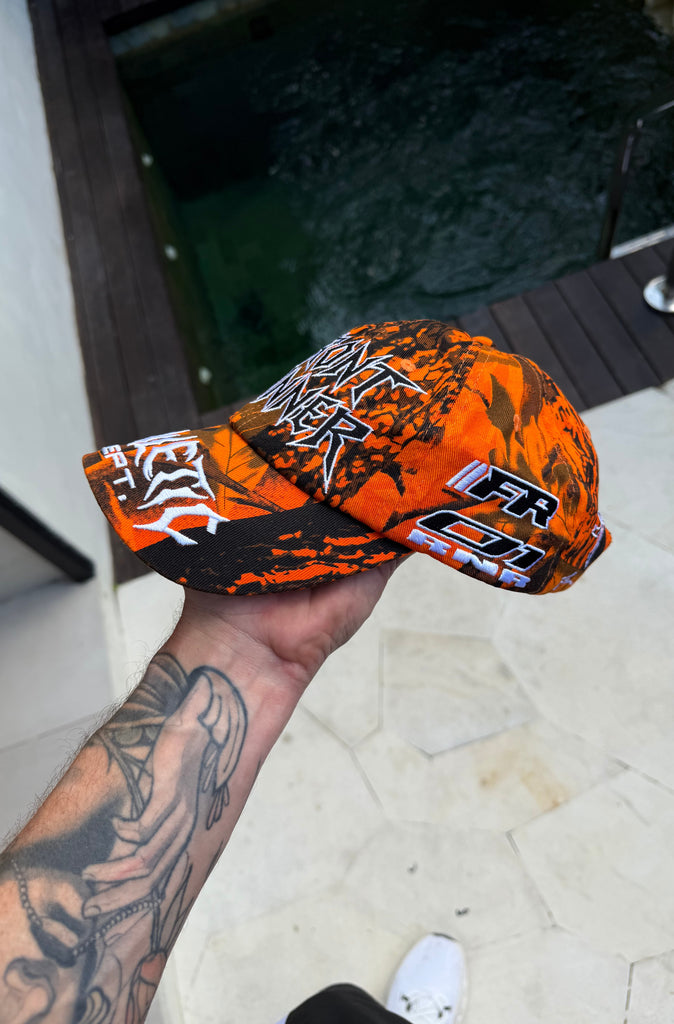 Offset Cap Orange Camo